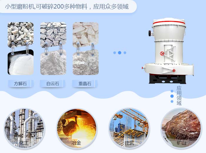 磨粉機應(yīng)用范圍