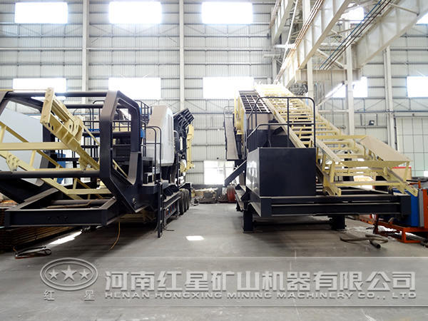 移動(dòng)式破碎站生產(chǎn)車(chē)間
