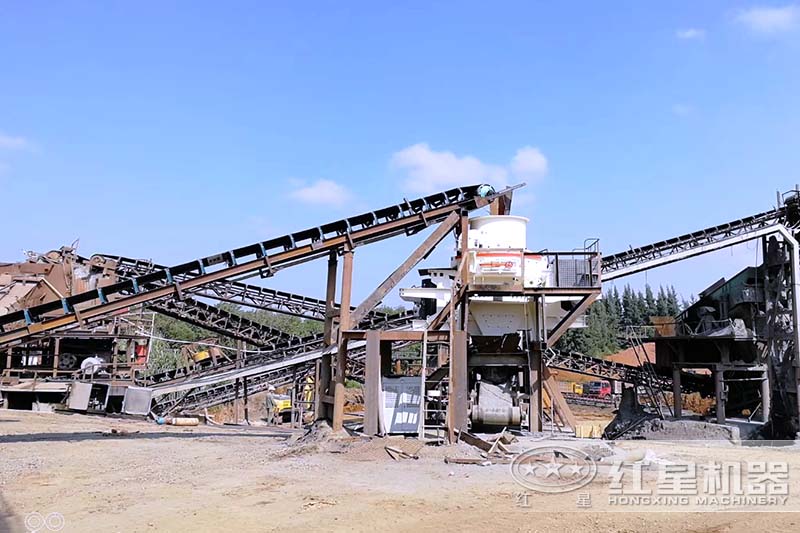 石頭磨砂機客戶現(xiàn)場